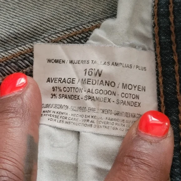 Women's Jeanstar Jeans- Size 16W - Picture 2 of 4